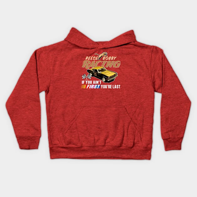 Reese Bobby Racing Kids Hoodie by Alema Art